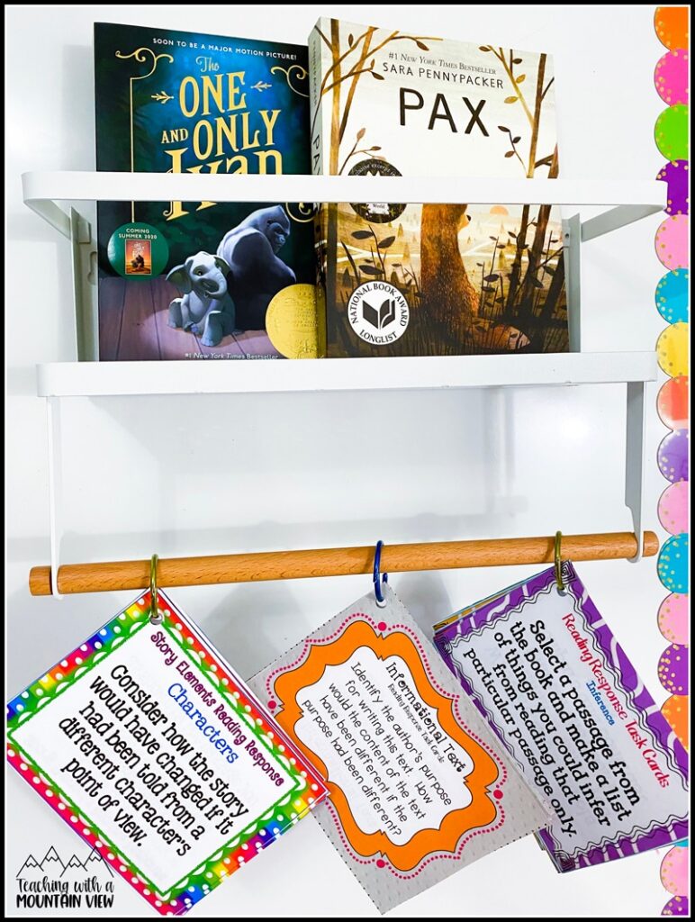 Open Ended Comprehension Cards 3 Reader Response Task Cards 1