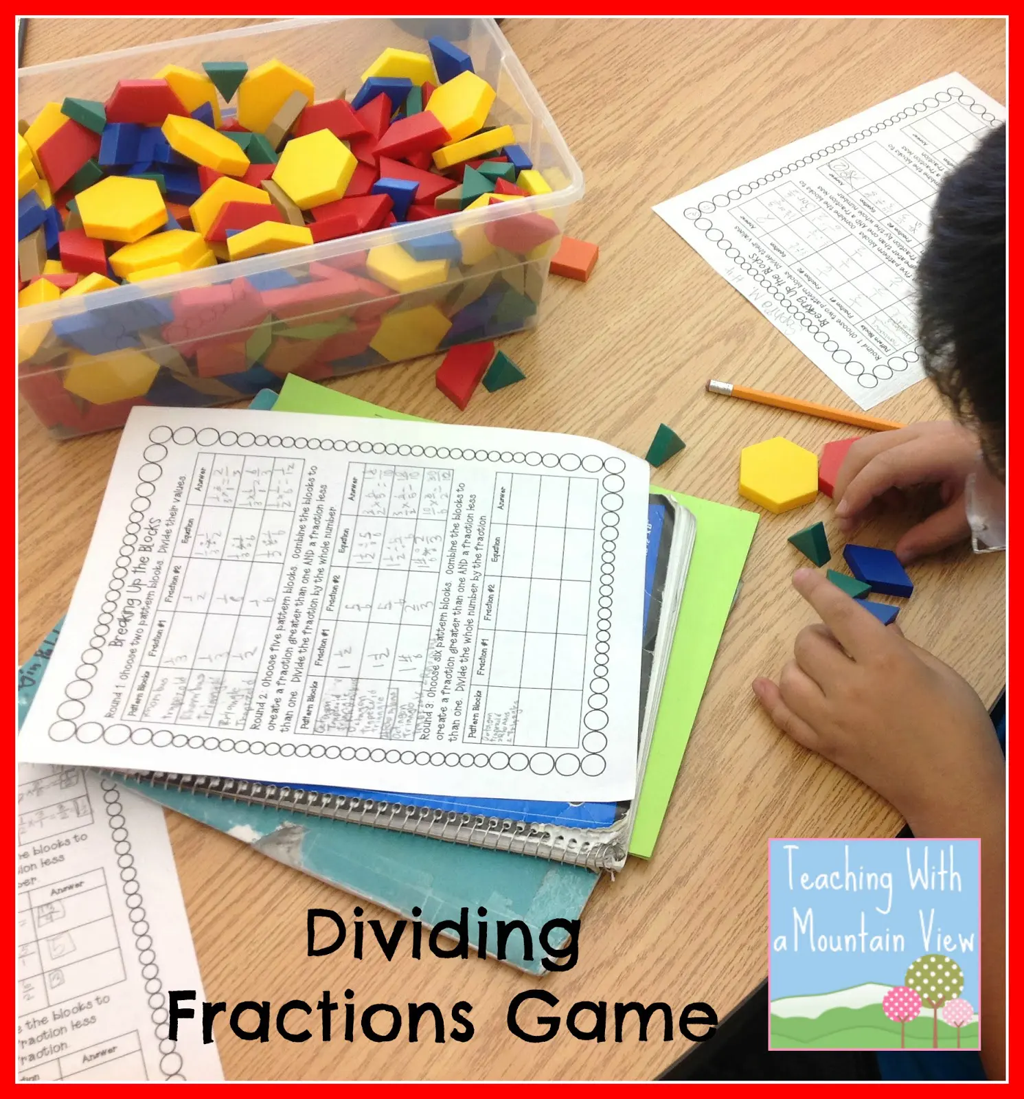 dividing fraction game