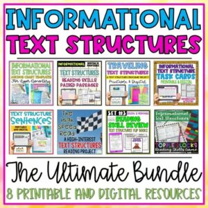 Informational Text Structures - Teaching with a Mountain View