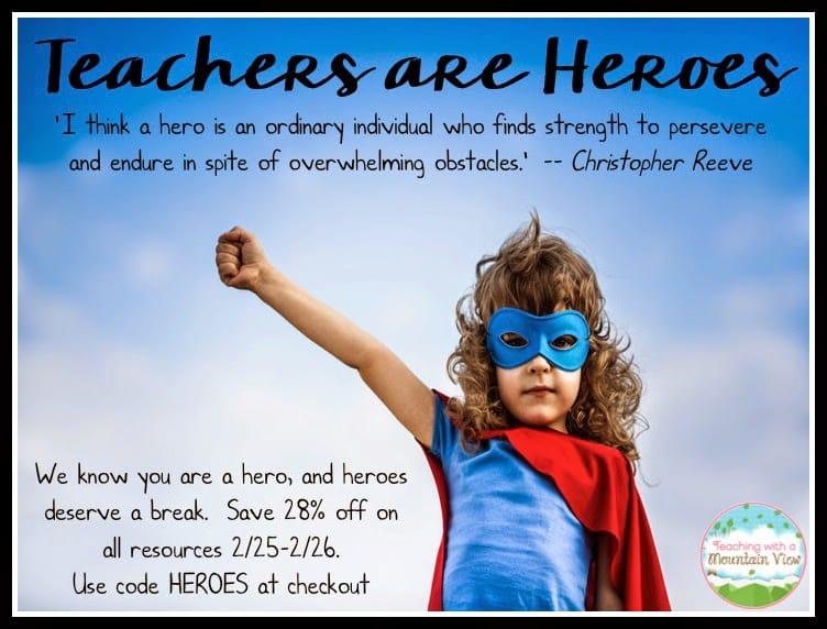 Teachers Are Heroes Sale