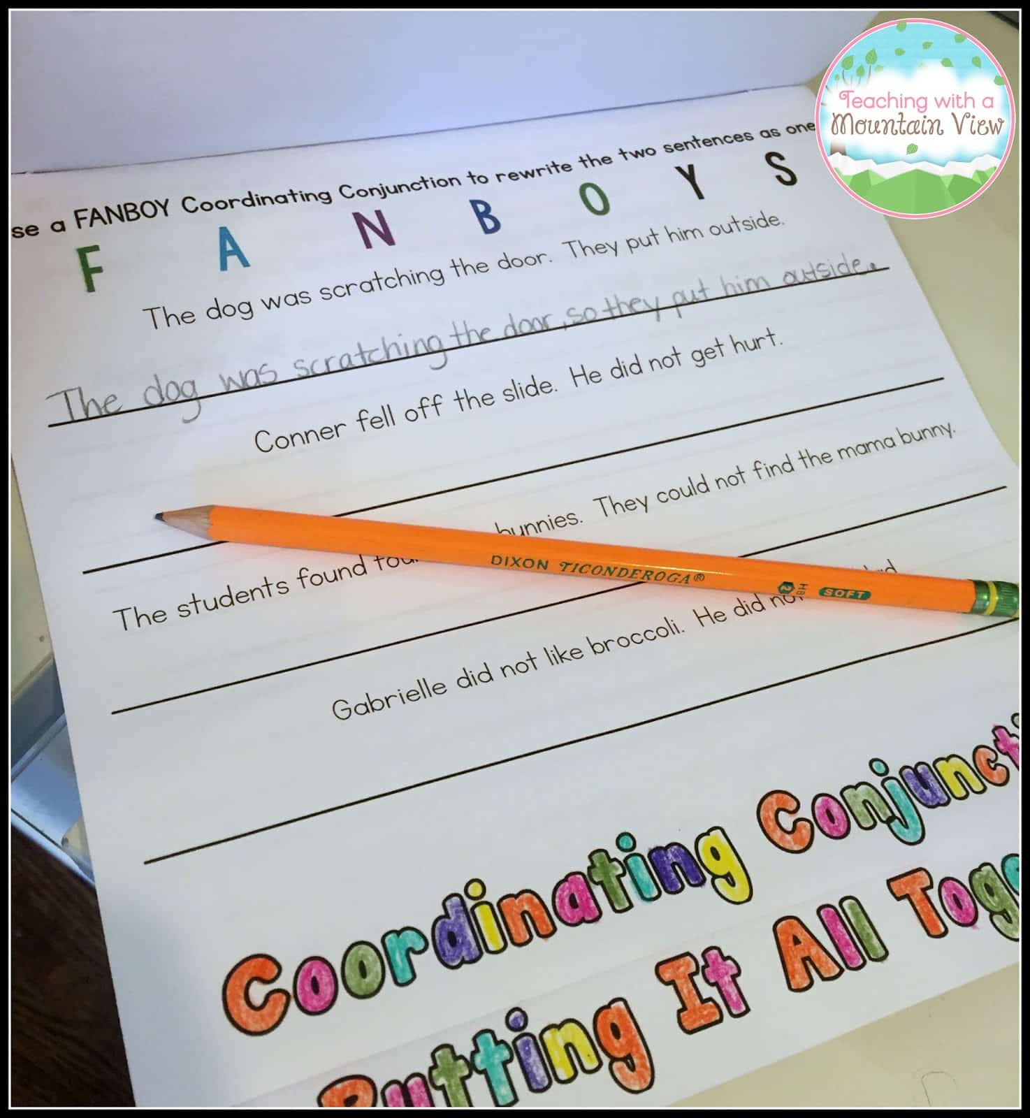 Coordinating Conjunctions (FANBOYS) - Free stories online. Create books  for kids