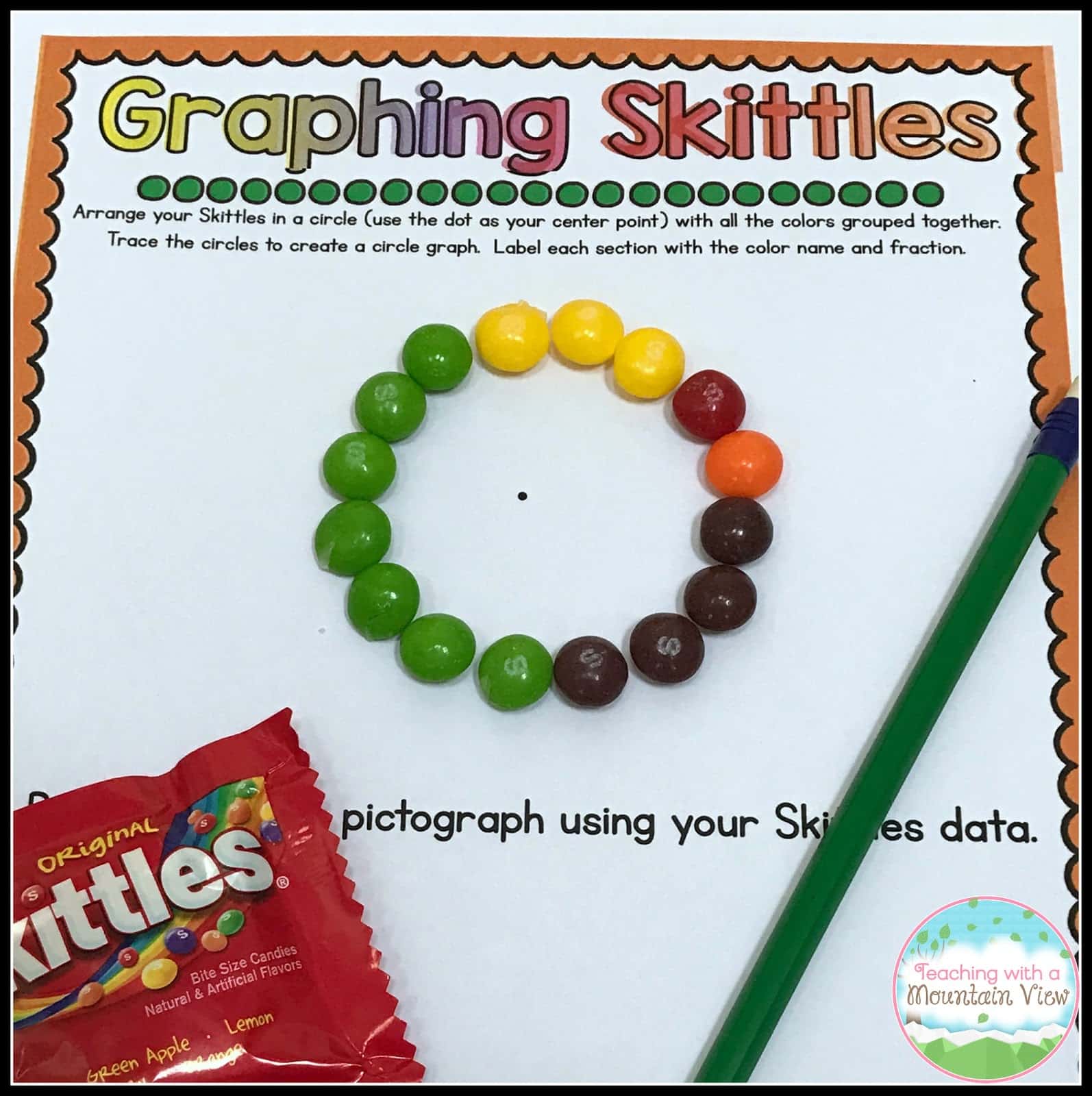 Skittles Math Skittles Graphs Teaching With A Mountain View