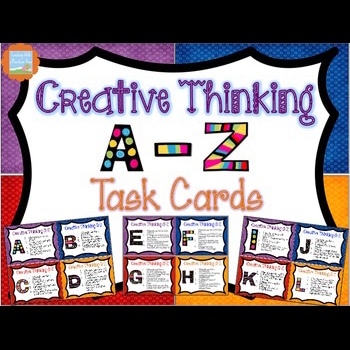 upper elementary creative thinking early finishers, morning work, morning meeting, brain breaks, enrichment, or centers