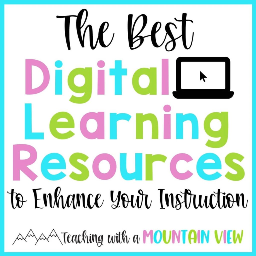 digital learning resources upper elementary