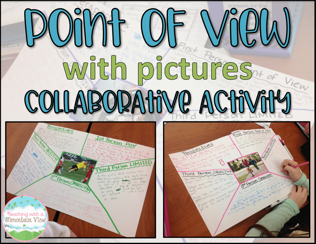 Point of View Pictures Collaborative Activity Freebie - Teaching with a ...
