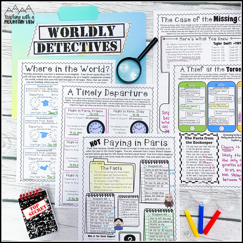 elapsed time activities 3rd 4th 5th grade