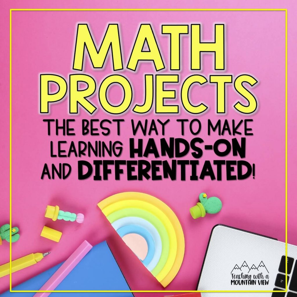tips for using math projects in upper elementary