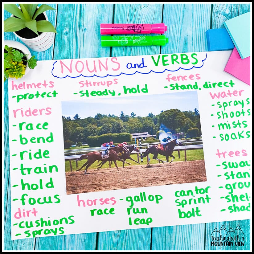 Teaching Language Skills Nouns And Verbs Teaching With A Mountain View