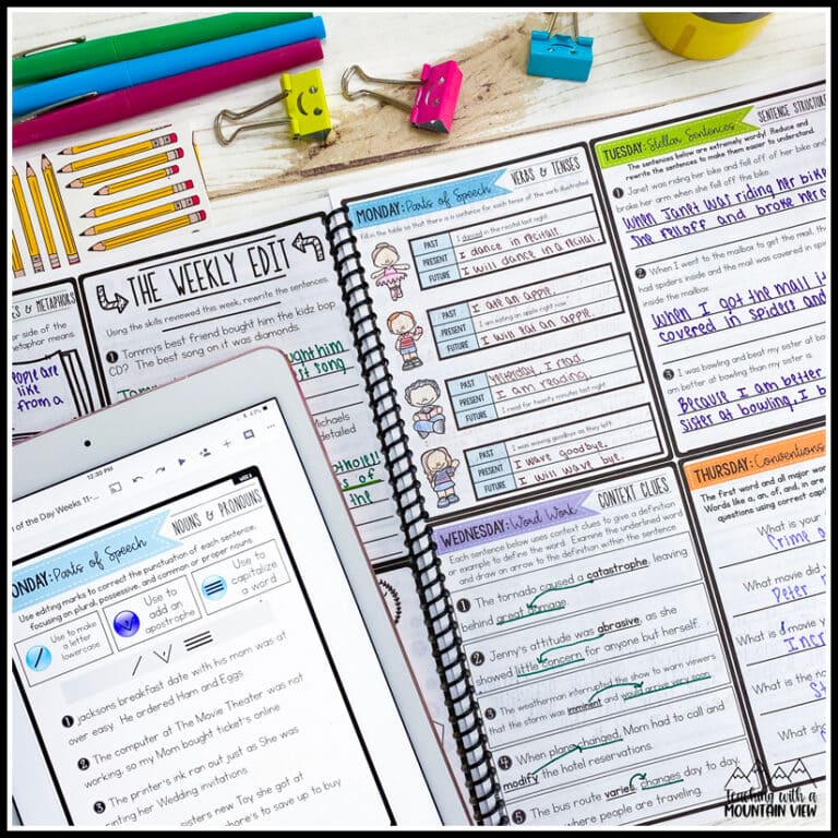 How I Organize My Literacy Block - Teaching with a Mountain View