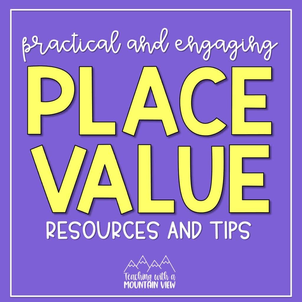 Practical and engaging ideas for teaching place value in upper elementary. Includes anchor charts, notebook pages, and activities.