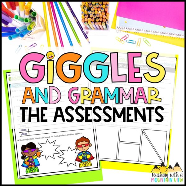 Giggles and Grammar Assessment COVER
