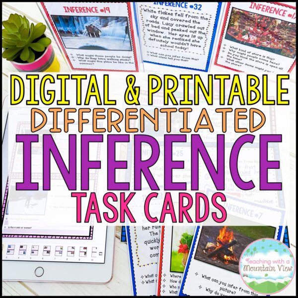 Inference Task Card Cover