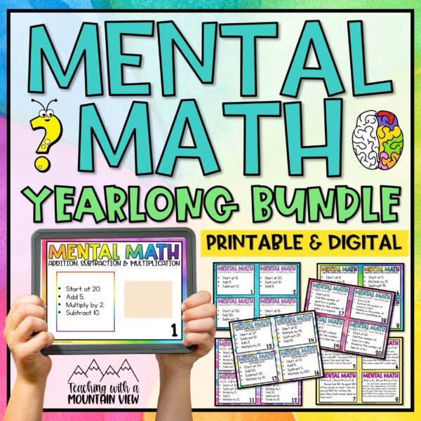 Mental Math Task Cards scaled 1