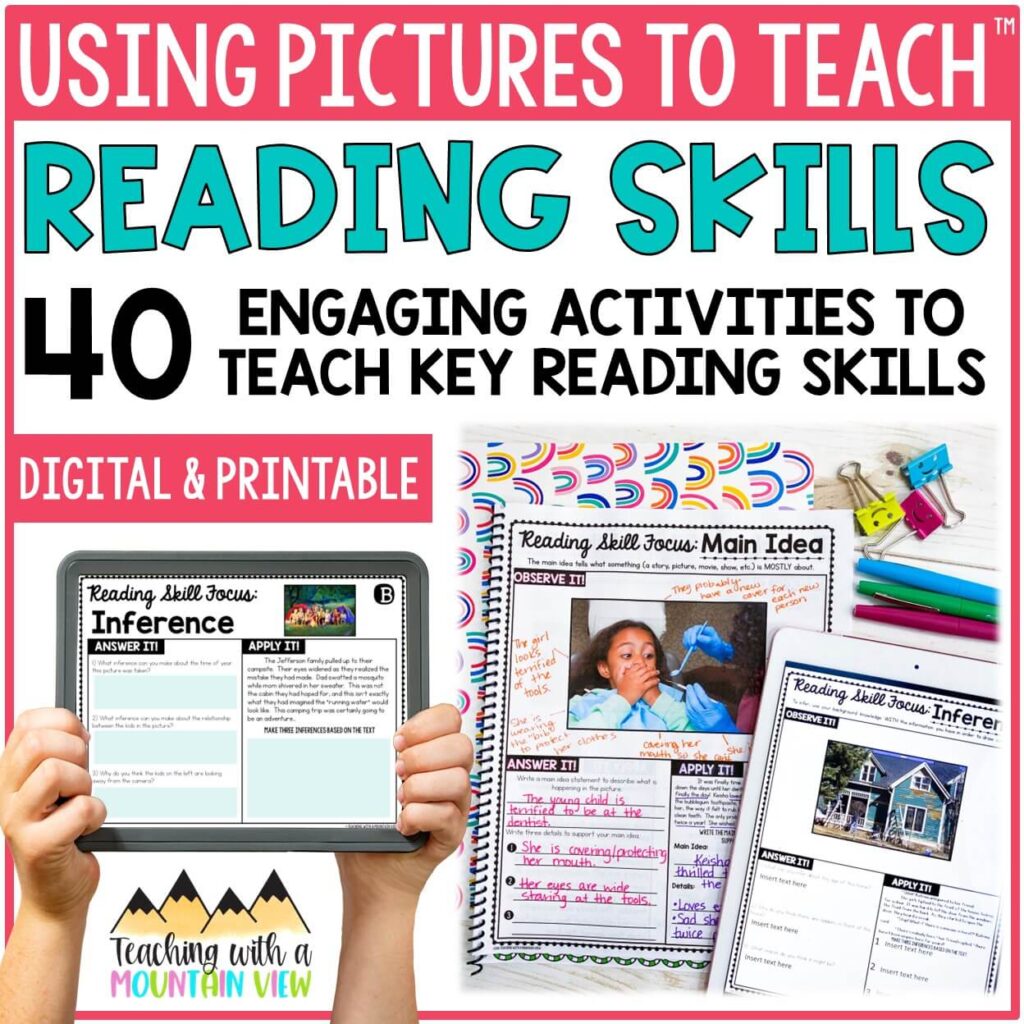 Homepage 19 Using Pictures to Teach Reading Skills | Digital and Printable