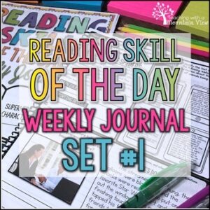 Reading Skill of the Day Weekly Journal | Google