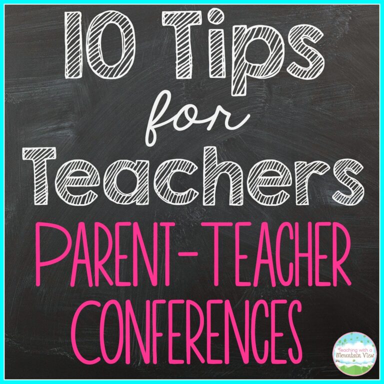 10 Tips for Smooth Sailing Parent Teacher Conferences