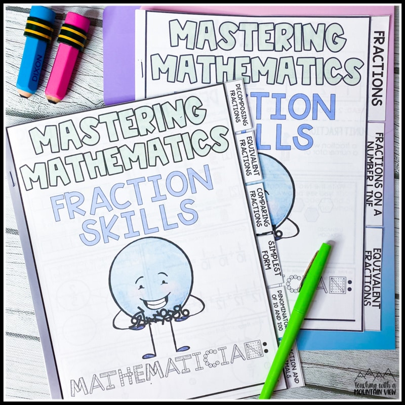 Math flip books come in leveled versions for differentiation.
