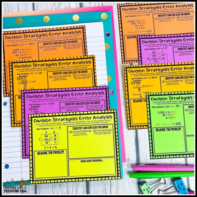 Error analysis is great for meeting the needs of high achieving students in the regular classroom