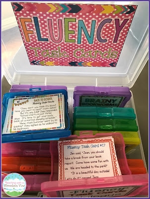 fluency task cards