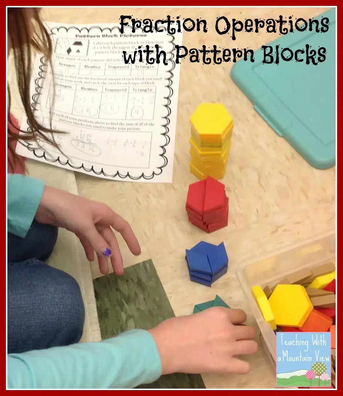 fraction pattern blocks