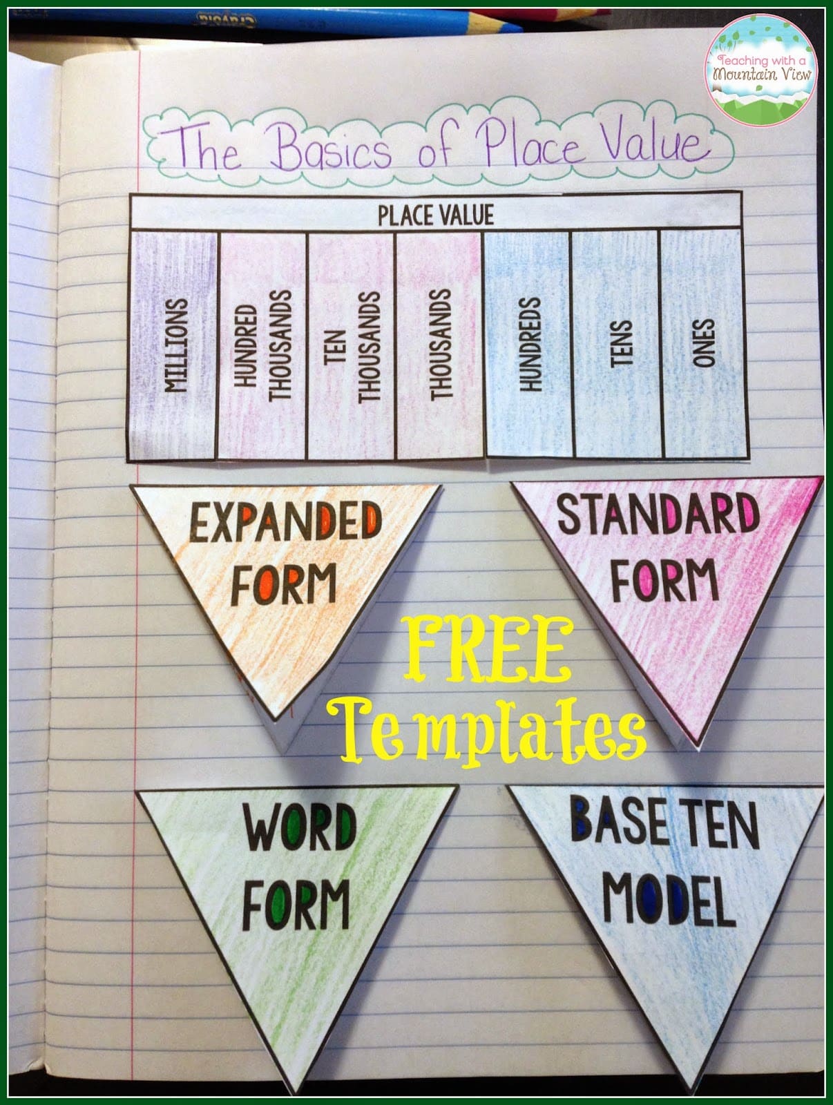 free place value interactive notebook