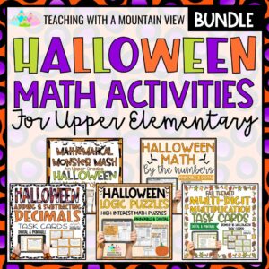 Halloween Math Activities | Bundle