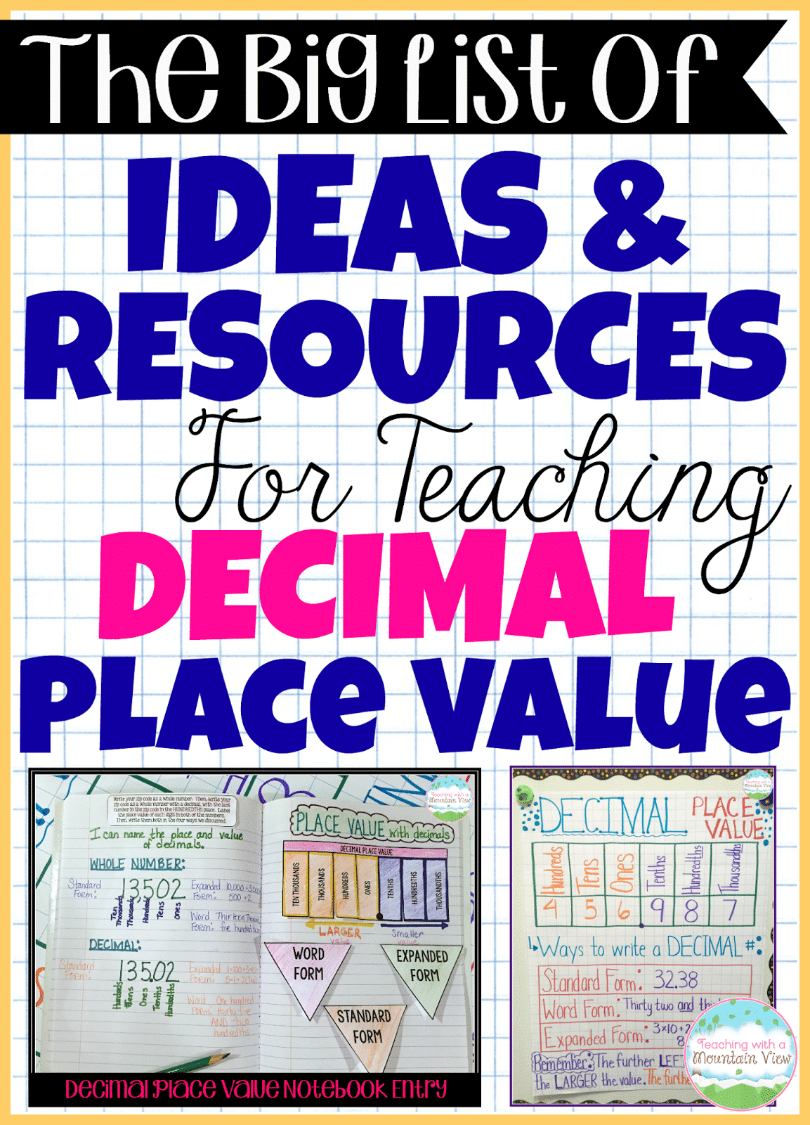 decimal place value resources upper elementary