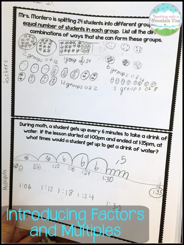 MORE Multiplication Resources and Ideas