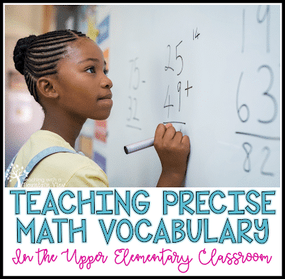 Teaching Precise Math Vocabulary