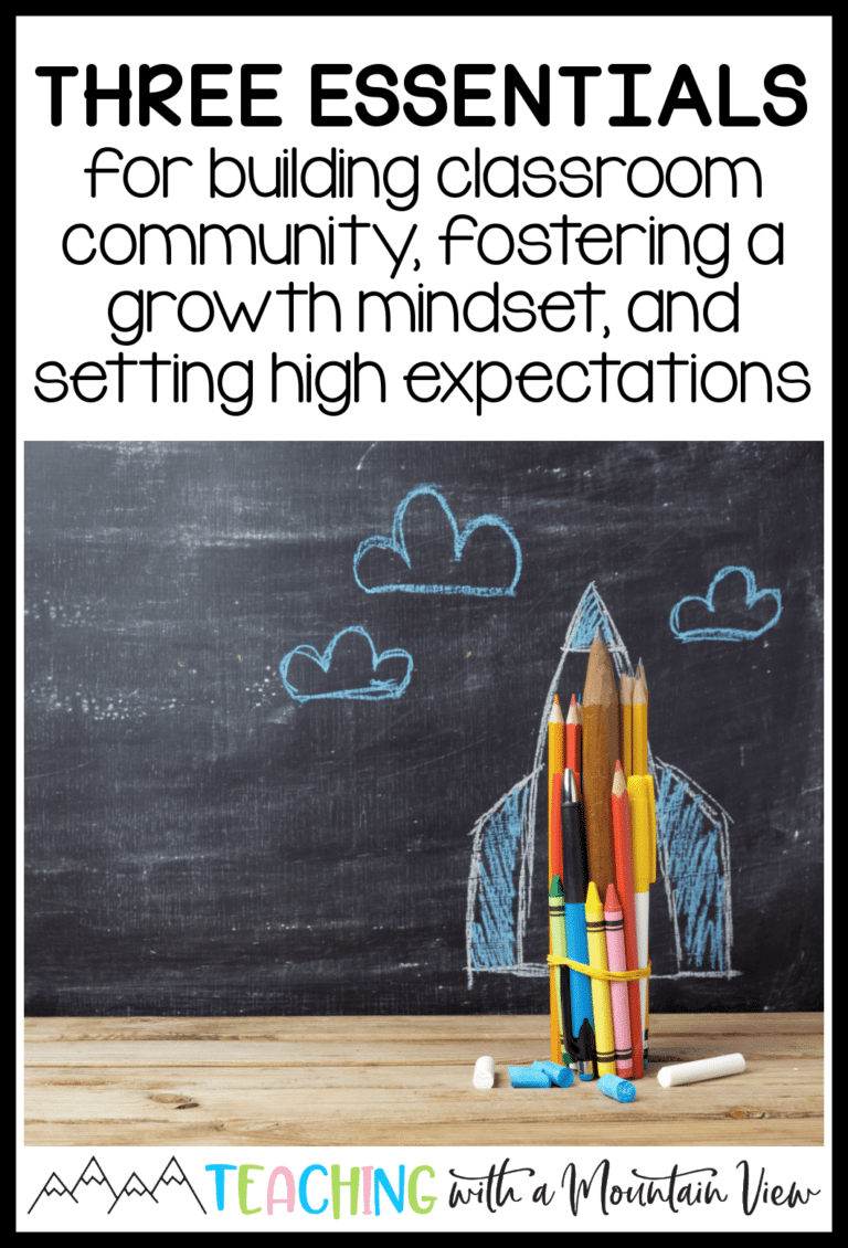 My Three Must-Dos for Setting High Expectations in the Classroom