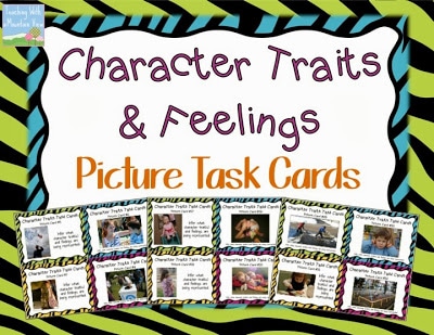 character trait task cards