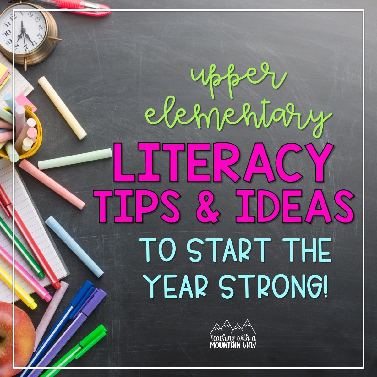 Literacy tips and activities to start the year strong in upper elementary. Includes ideas for morning work, centers, and review.