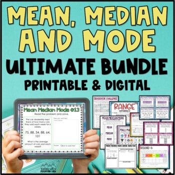 mean, median, and mode activities lessons