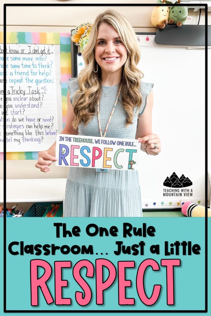 Use this free lesson to establish your classroom rules and build respect in the classroom all year long.