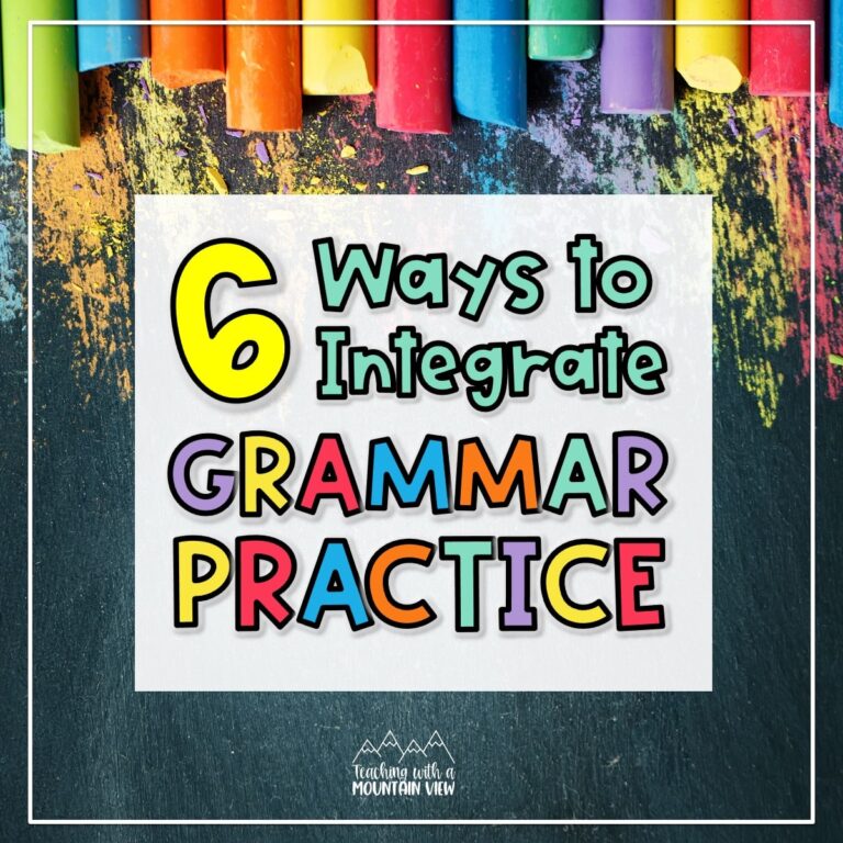 6 Ways To Integrate Daily Grammar Practice Into Your Routines