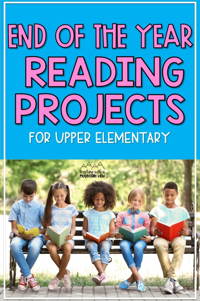Reading projects are a fun and engaging way to provide cumulative review and assessment at the end of the year.