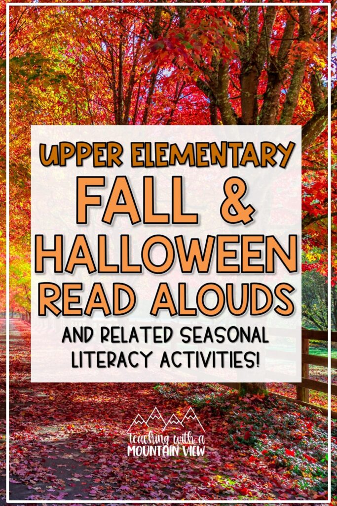 Here are some of my favorite fall read alouds, along with different fall literacy activities that are all great for upper elementary.