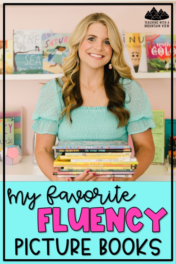 Research shows that reading fluency is a direct indicator of comprehension success. One of my go-to ways to practice fluency is with fluency picture books!