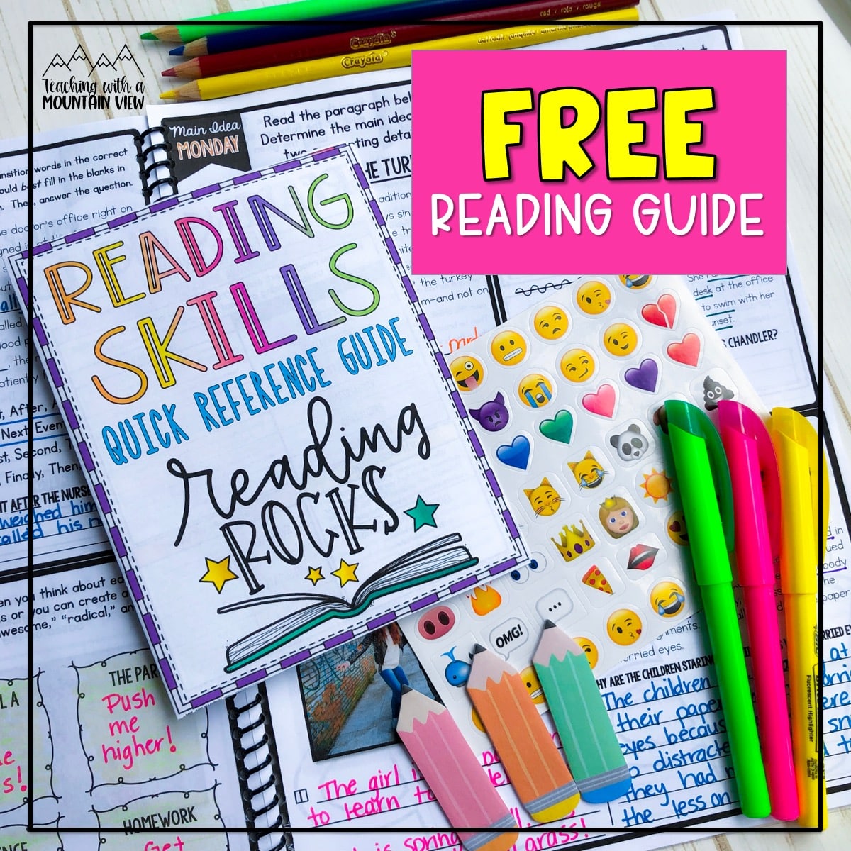 free reading skills quick reference guide