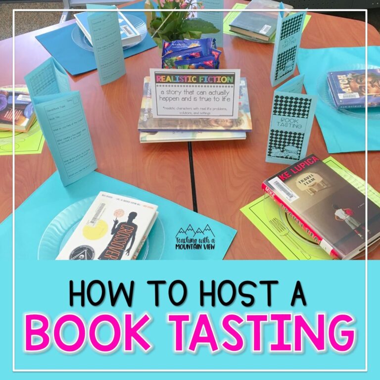 Host a Classroom Book Tasting!