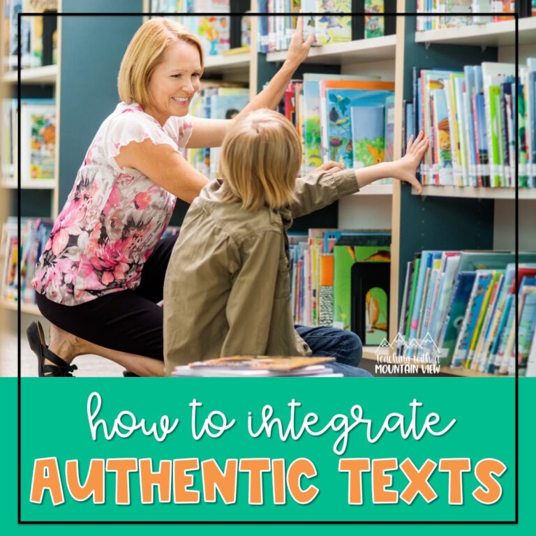 Integrating Authentic Texts into Your Curriculum