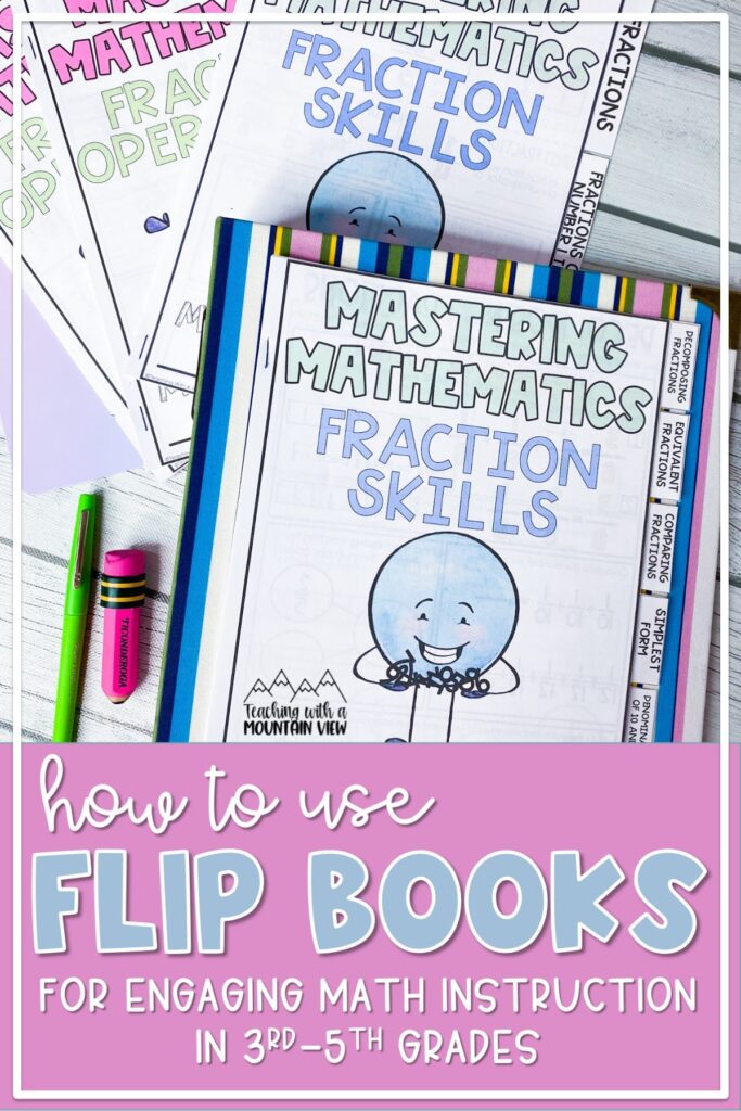 Math flip books are mini anchor charts, reference books, and practice activities as great alternatives to interactive notebooks.