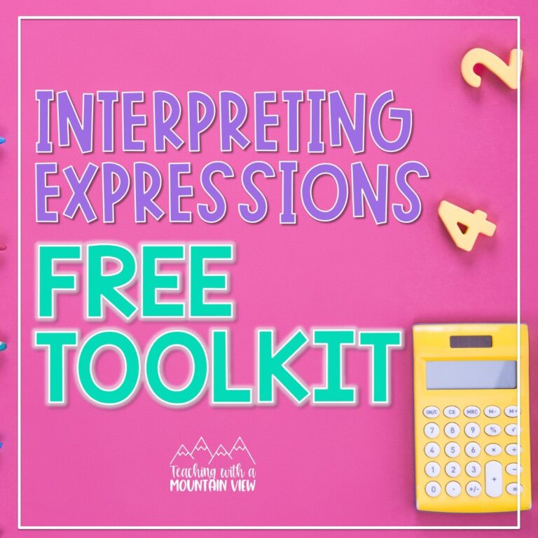 Interpreting Expressions in Upper Elementary