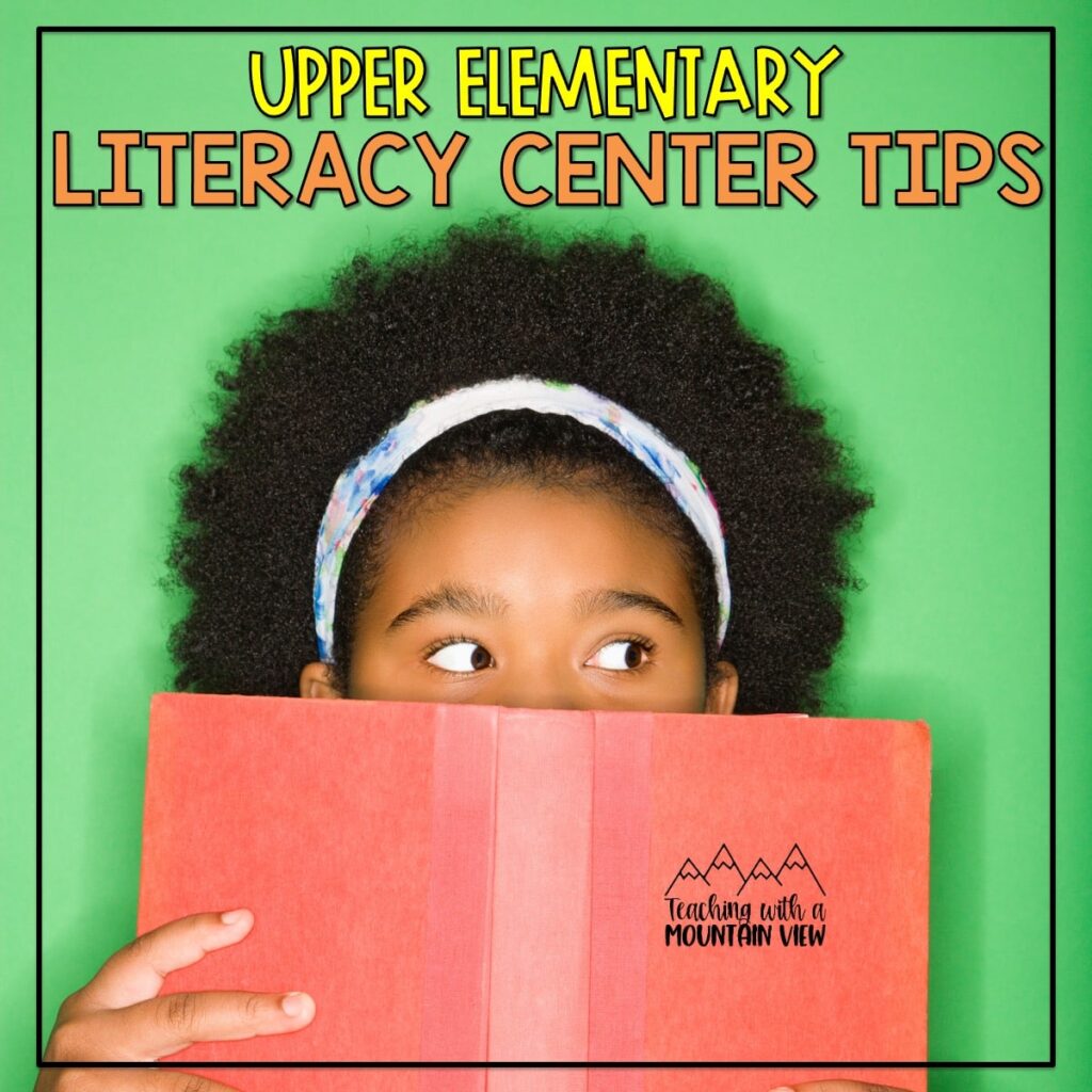 Learn how to use literacy centers in upper elementary for engagement and differentiation. Increase independence and collaboration too!