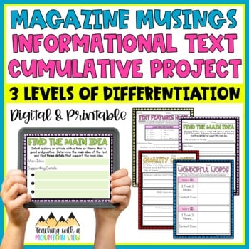 informational text magazine project