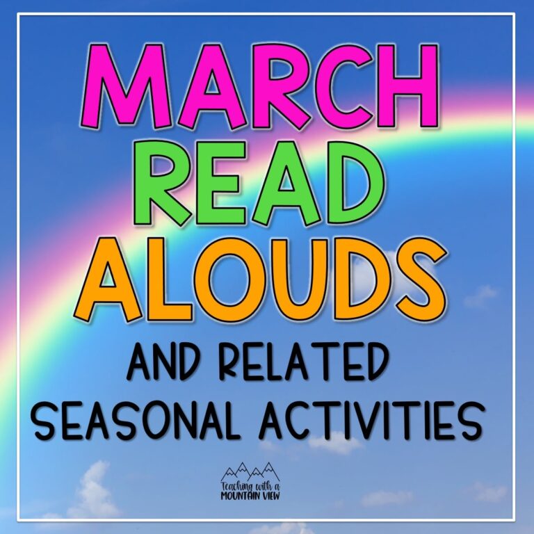 March Read Alouds and Related Seasonal Activities