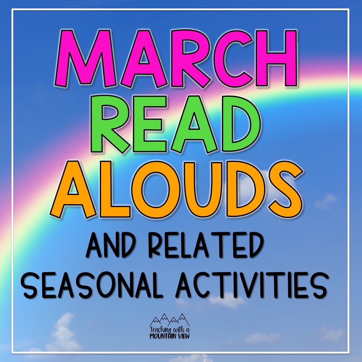 March read alouds and related activities to use during morning meeting and your upper elementary literacy block.