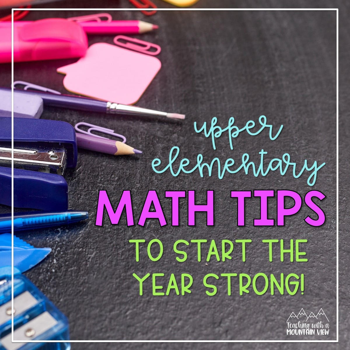 Math tips and activities to start the year strong in upper elementary. Includes ideas for morning work, centers, and review.