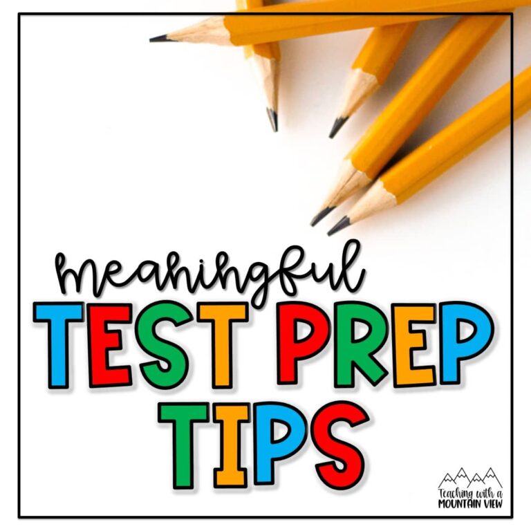 Meaningful Test Prep Tips for Students