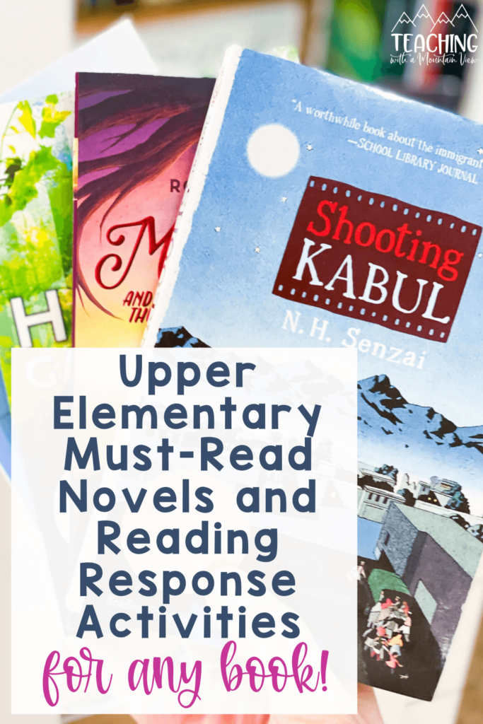 must read novels and reading response activities